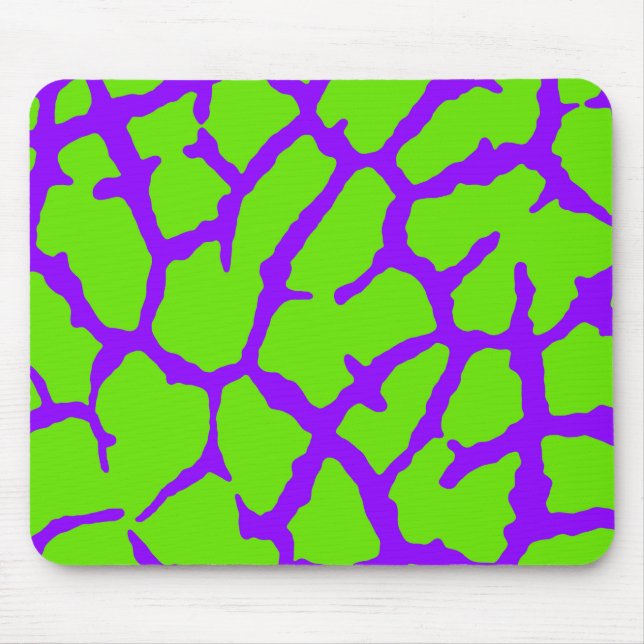 Grönten Giraffe Print Violet Musmatta (Framsidan)