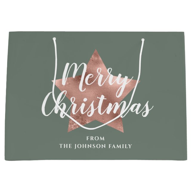 Grönten god jul Ro Guld Star Sage  (Framsidan)