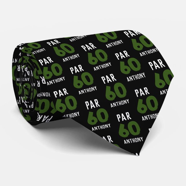 Grönten Golfer vid födelsedag 60:e lycklig Pappa P Slips (Rullad)