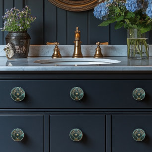 Grönten Guld Turcos Elegant Knopp