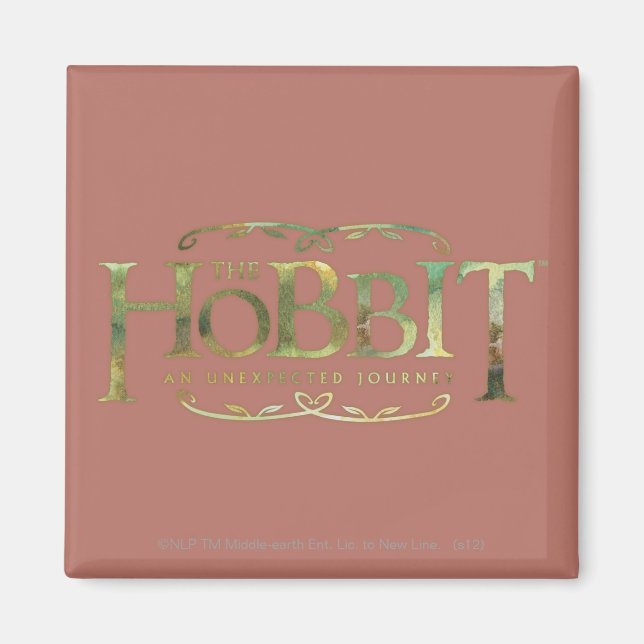 Grönten Hobbit-Logotyp Magnet (Framsidan)