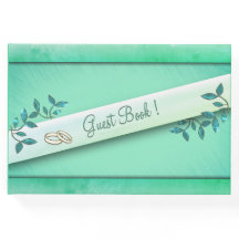 Grönten i chic med Ringar Guest Bok