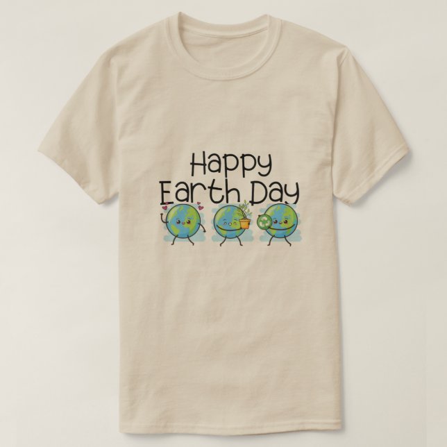 Grönten i lycklig, Helgdag Gift T Shirt (Design framsida)
