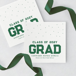 Grönten idrottsman i Sporty grad personlig student Pappersservett