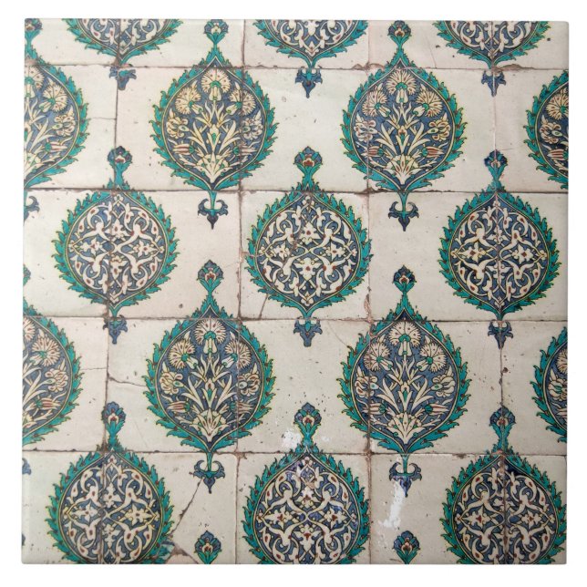 Grönten Iznik Tiles Kakelplatta (Framsidan)