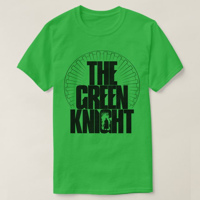 Grönten Knight Black T Shirt (Design framsida)