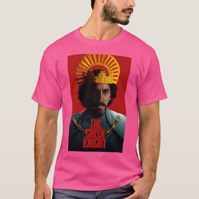 Grönten Knight - Herr Gawain T Shirt (Framsida)