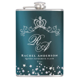 Grönten Krona Monogram Fickplunta