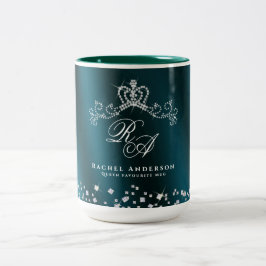 Grönten Krona Monogram Två-Tonad Mugg