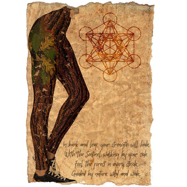 Grönten Leafy Sentinel Man Leggings (Skapare uppladdad)