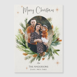 Grönten Löv för multifamiljefoton God jul