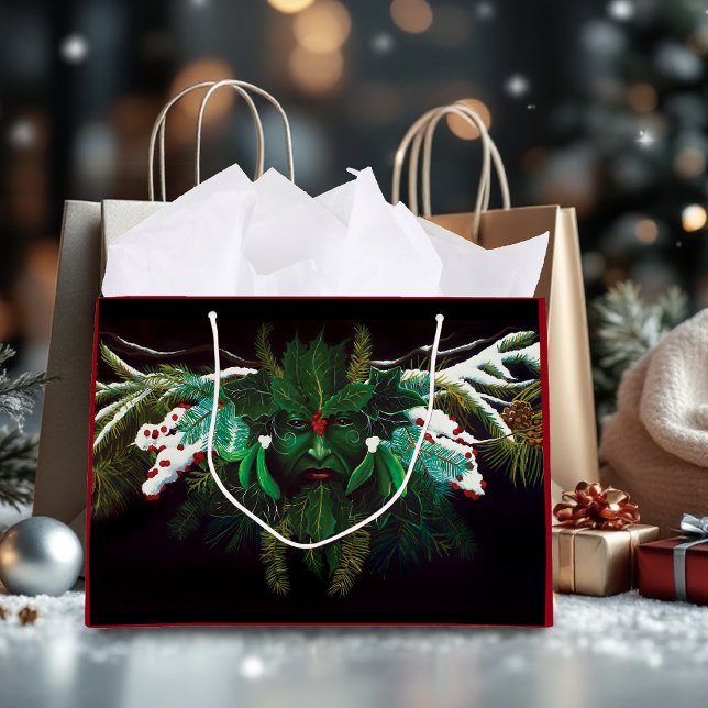 Grönten Man på julvinter (Skapare uppladdad)