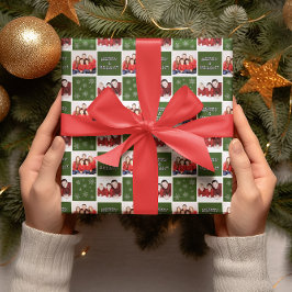 Grönten Merry & Bright jul Snowflake Photo