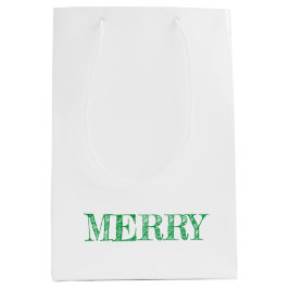 Grönten MERRY Modern Text Jul Helgdag Roligt