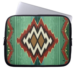 Grönten Mexikanska utskriftsvektor Laptop Sleeve