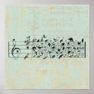 Grönten Mint för Åldras för Papper Vintage för Fåg Poster