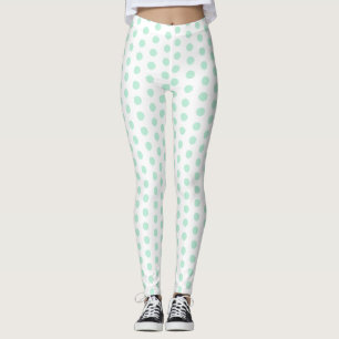 Grönten Mint Mint för modern Elegant, Trendig -  V Leggings