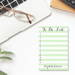 Grönten Modern Chic Personlig strimlad att göra-li Post-it Block