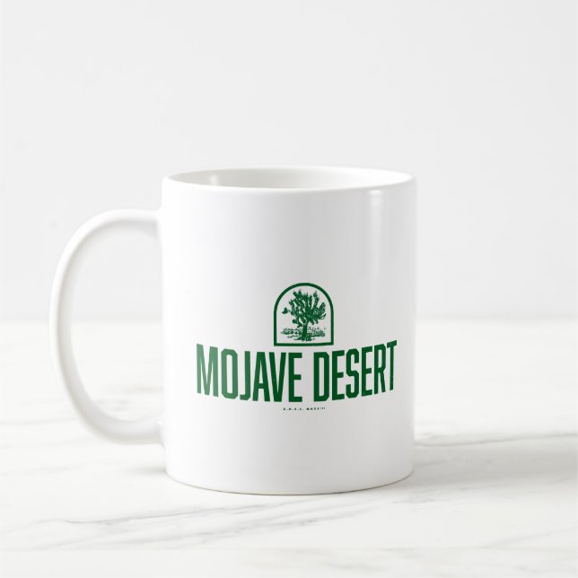 Grönten Mojave Desert Joshua Träd Kaffemugg (Vänster)
