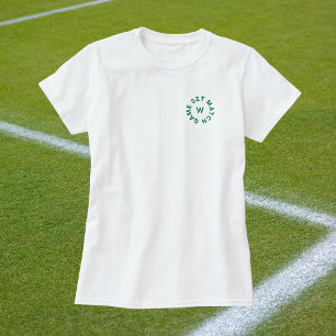 Grönten Monogram Womens Tennis Whites T Shirt