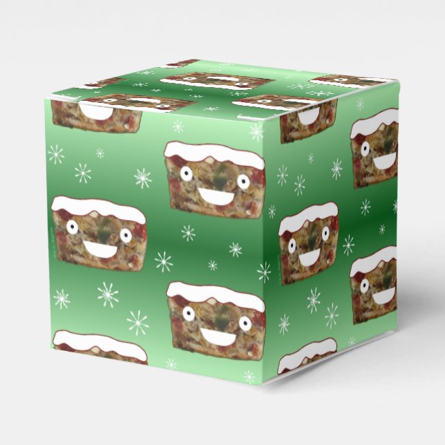 Grönten Mönster - den vackra julfruktkakan Presentaskar (Framsidan Sidan)