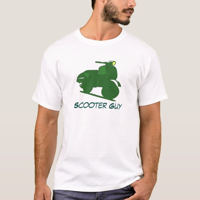 Grönten Motor Scooter T-shirt (Framsida)