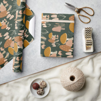 Grönten Mushroom Toadstool Woodland Cottagecore Presentpapper