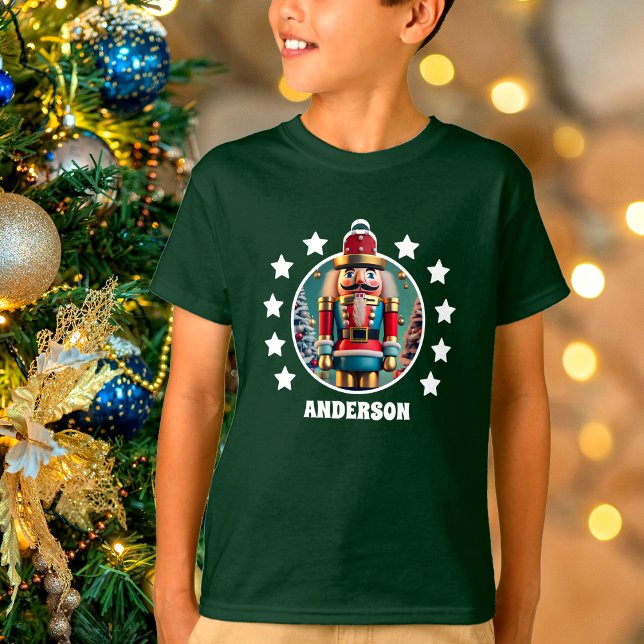 Grönten Nutcracker-Personligen Kids  T Shirt (Skapare uppladdad)