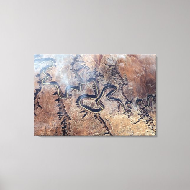 Grönten och dess bifloder i Utah Canvastryck (Framsida)