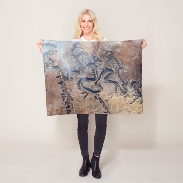 Grönten och dess bifloder i Utah Fleecefilt (På plats)