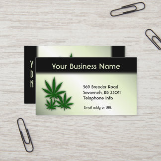 Grönten Ogräs Business Dubbla Side  Visitkort