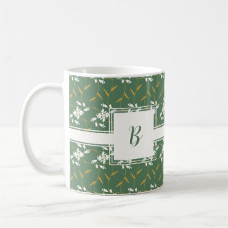Grönten  på den heliga inre Blommigten Monogram Kaffemugg