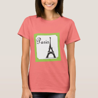 Grönten Paris Frimärke T-shirt
