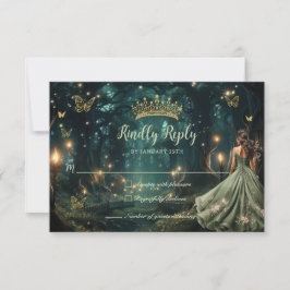Grönten Quinceañera, förändrad Forest Sage OSA Kort