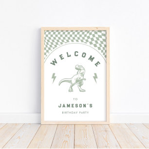 Grönten "Rad Boys Dinosaur" Poster
