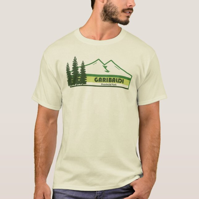 Grönten Rand i Garibaldi Provincal Park T Shirt (Framsida)