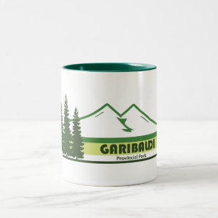 Grönten Rand i Garibaldi Provincal Park Två-Tonad Mugg