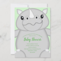 Grönten Rhino Baby Shower