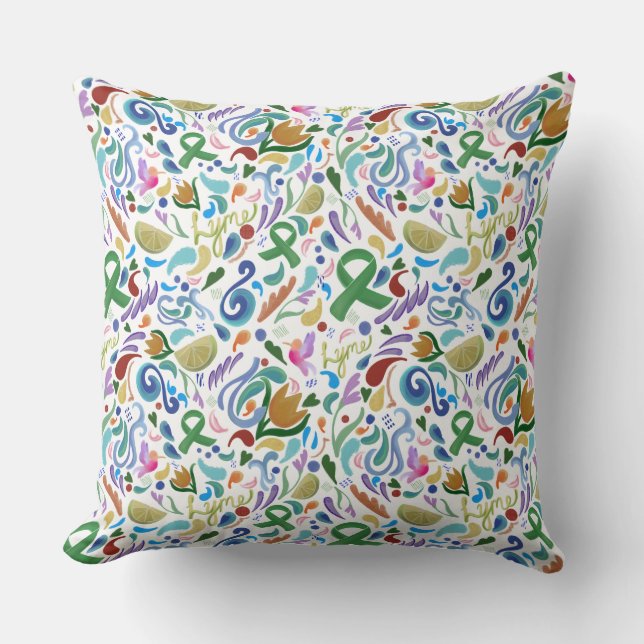 Grönten Ribbon Pillow Kudde (Framsida)