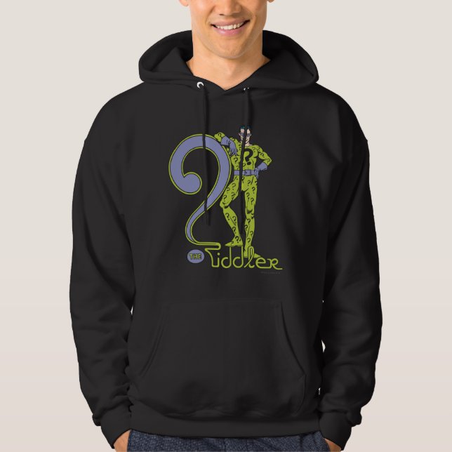 Grönten Riddler & Logotyp Hoodie (Framsida)