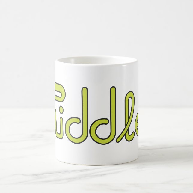Grönten Riddler-Logotyp Kaffemugg (Center)