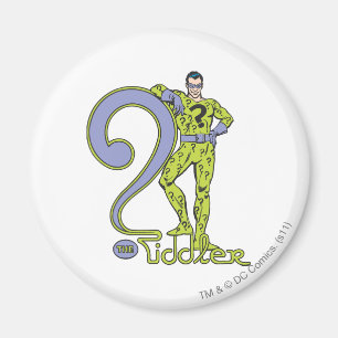Grönten Riddler & Logotyp Magnet