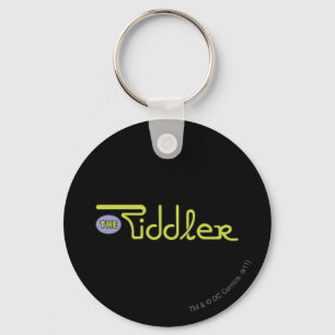 Grönten Riddler-Logotyp Nyckelring