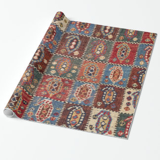 Grönten Rödbrud schaktbräda Persian Fars Brown Red Presentpapper