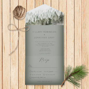 Grönten Rustic Mountain Mist Forest Dinner