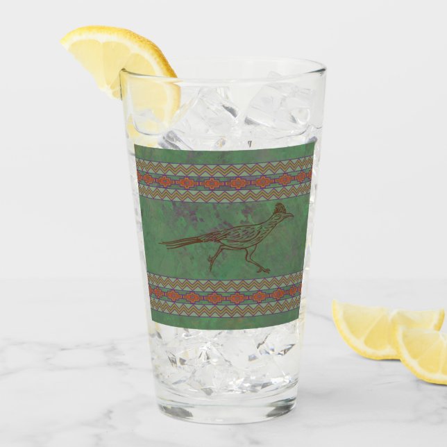 Grönten Sagebrush i sydvästra Roadrunner Glaskopp (Framsida Ice)