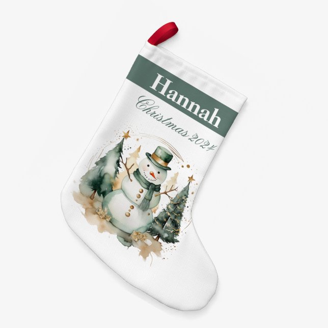 Grönten Santa novelty Santa Liten Julstrumpa (Framsidan (Hängande))