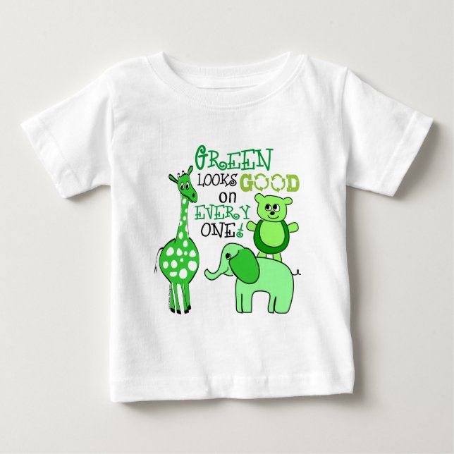 Grönten ser Bra ut på alla T-shirt (Framsida)