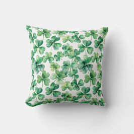 Grönten Shamrock Dekorativ kudde