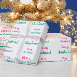 Grönten Shock rosa God jul Presentpapper